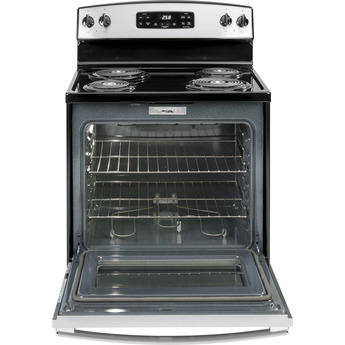 GE 30" Stainless Steel Electric Self Cleaning Coil Range — thumbnail 2
