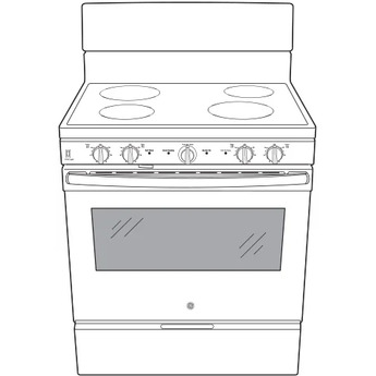 GE 30" White Electric Smoothtop Range - ADA Compliant with Self Clean — thumbnail 15