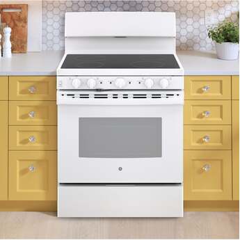 GE JB480DYWW GE Energy Star 30 Free-Standing Electric Radiant Smooth Cooktop White — thumbnail 3