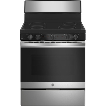 GE 30" Stainless Steel Electric Smoothtop Range - ADA Compliant with Self Clean