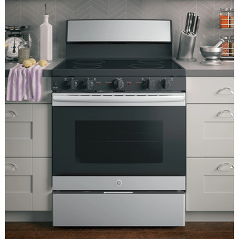 GE 30" Stainless Steel Electric Smoothtop Range - ADA Compliant with Self Clean — thumbnail 9