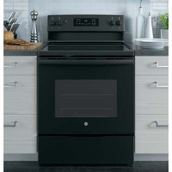 GE 30" Black Electric Smoothtop Range — thumbnail 5