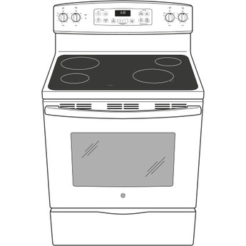 GE 30" Black Electric Smoothtop Range — thumbnail 6