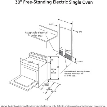 GE 30" White Electric Smoothtop Range — thumbnail 17