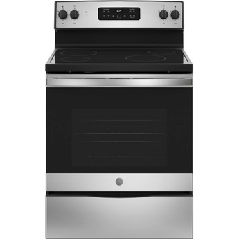 GE 30" Stainless Steel Electric Smoothtop Range