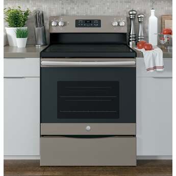 GE 30" Slate Electric Smoothtop Range with Self Clean — thumbnail 11