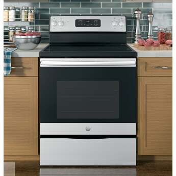 GE 30" Stainless Steel Electric Smoothtop Range with Self Clean — thumbnail 9