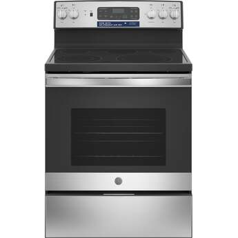 GE 30" 5.3 cu.ft. Fingerprint Resistant Stainless Steel Electric Smoothtop Range — thumbnail 3