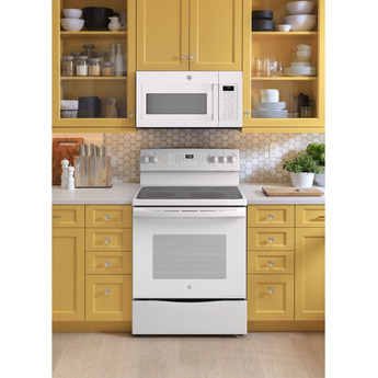GE JB735DPWW 30 Inch White Electric Convection Freestanding Range — thumbnail 16