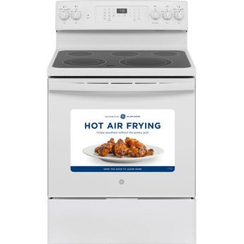 GE JB735DPWW 30 Inch White Electric Convection Freestanding Range — thumbnail 6
