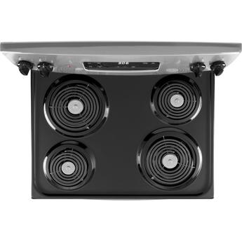 GE 30 Inch Electric Freestanding Range, in Stainless Steel — thumbnail 5