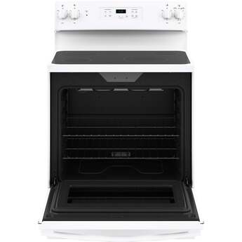GE 30" White Electric Smoothtop Range — thumbnail 2