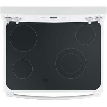 GE 30" White Electric Smoothtop Range — thumbnail 3