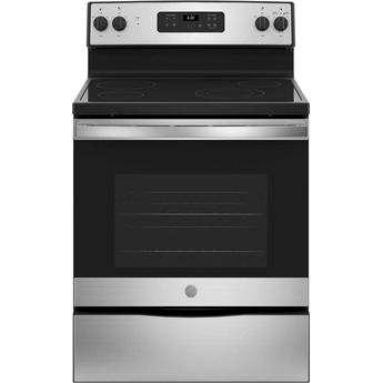 GE 30" Stainless Steel Electric Smoothtop Range