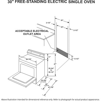 GE Profile PB935YPFS 30 Inch Stainless Steel Electric Convection Freestanding Range — thumbnail 16