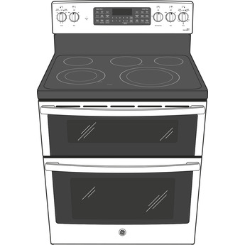 GE Profile PB965BPTS 30 Inch Fingerprint Resistant Black Stainless Steel Electric Convection Double Oven Freestanding Range — thumbnail 9