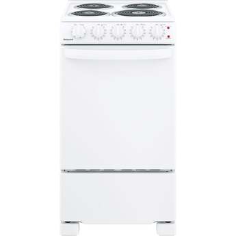 Hotpoint 20" White Coil Freestanding Single Range - ADA Compliant