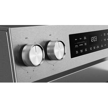 KitchenAid 30 Inch 5.3 Cu. Ft. Smart Freestanding Electric Range with Convection Cooking Modes: Stainless Steel — thumbnail 13