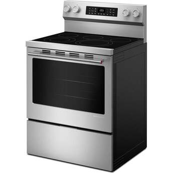 KitchenAid 30 Inch 5.3 Cu. Ft. Smart Freestanding Electric Range with Convection Cooking Modes: Stainless Steel — thumbnail 14