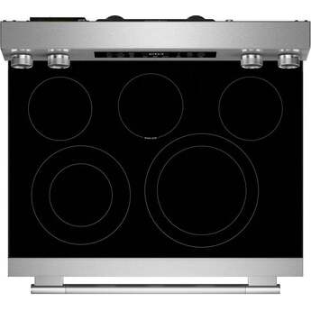 KitchenAid 30 Inch 5.3 Cu. Ft. Smart Freestanding Electric Range with Convection Cooking Modes: Stainless Steel — thumbnail 17
