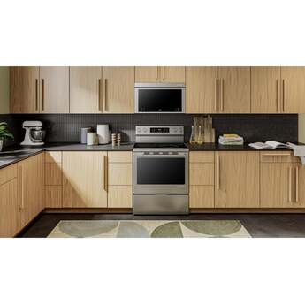 KitchenAid 30 Inch 5.3 Cu. Ft. Smart Freestanding Electric Range with Convection Cooking Modes: Stainless Steel — thumbnail 19
