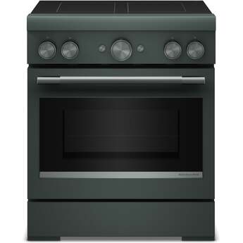 KitchenAid 30-Inch 4-Element Induction Freestanding Commercial-Style Range with Air Fry: Juniper