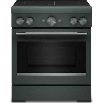 KitchenAid 30-Inch 4-Element Induction Freestanding Commercial-Style Range with Air Fry: Juniper — thumbnail 5
