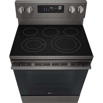 LG 6.3 cu. ft. Smart Wi-Fi Enabled ProBake Convection Electric Range with Air Fry & EasyClean: Black Stainless Steel — thumbnail 10