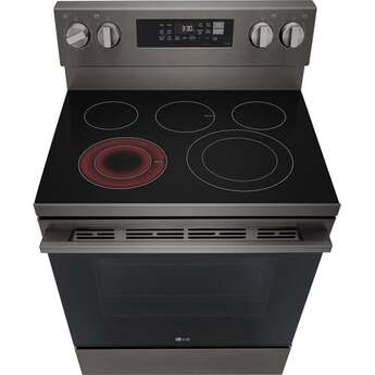 LG 6.3 cu. ft. Smart Wi-Fi Enabled ProBake Convection Electric Range with Air Fry & EasyClean: Black Stainless Steel — thumbnail 11