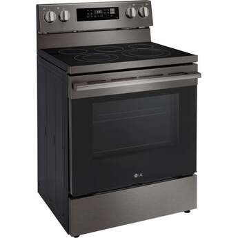 LG 6.3 cu. ft. Smart Wi-Fi Enabled ProBake Convection Electric Range with Air Fry & EasyClean: Black Stainless Steel — thumbnail 14