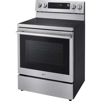 LG 30 Inch Electric Smart Range with 5 Radiant Elements, 6.3 cu. ft. Capacity, ProBake Convection®, Air Fry, ThinQ®, UltraHeat™, EasyClean®, InstaView®, Storage Drawer, Sabbath Mode, and ENERGY STAR® Certified: Stainless Steel — thumbnail 11