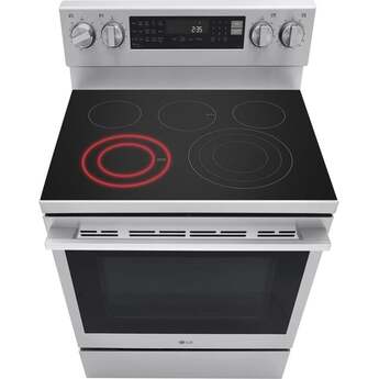 LG 30 Inch Electric Smart Range with 5 Radiant Elements, 6.3 cu. ft. Capacity, ProBake Convection®, Air Fry, ThinQ®, UltraHeat™, EasyClean®, InstaView®, Storage Drawer, Sabbath Mode, and ENERGY STAR® Certified: Stainless Steel — thumbnail 19