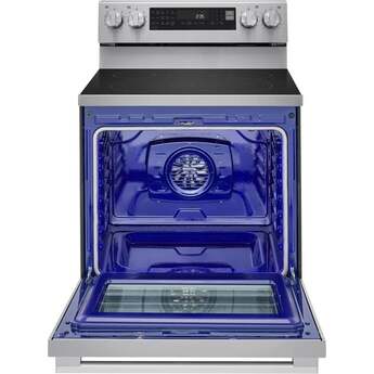 LG 30 Inch Electric Smart Range with 5 Radiant Elements, 6.3 cu. ft. Capacity, ProBake Convection®, Air Fry, ThinQ®, UltraHeat™, EasyClean®, InstaView®, Storage Drawer, Sabbath Mode, and ENERGY STAR® Certified: Stainless Steel — thumbnail 6