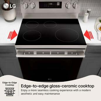 LG 30 Inch Freestanding 6.3 Cu. Ft. Smart Induction Range With Probake Convection With Easyclean, Wi-Fi Enabled, And Airfry, Edge-To-Edge Cooktop, ThinQ, And Energy Star Rating: Stainless Steel — thumbnail 14