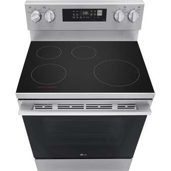LG 30 Inch Freestanding 6.3 Cu. Ft. Smart Induction Range With Probake Convection With Easyclean, Wi-Fi Enabled, And Airfry, Edge-To-Edge Cooktop, ThinQ, And Energy Star Rating: Stainless Steel — thumbnail 2