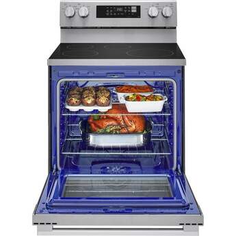 LG 30 Inch Freestanding 6.3 Cu. Ft. Smart Induction Range With Probake Convection With Easyclean, Wi-Fi Enabled, And Airfry, Edge-To-Edge Cooktop, ThinQ, And Energy Star Rating: Stainless Steel — thumbnail 20