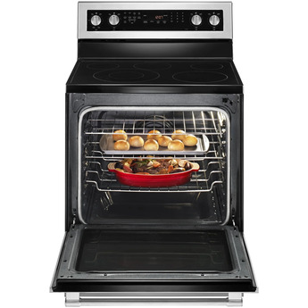 Maytag 30" Fingerprint Resistant Stainless Steel Electric Smoothtop Range - Convection — thumbnail 14