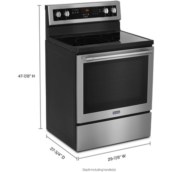 Maytag 30" Fingerprint Resistant Stainless Steel Electric Smoothtop Range - Convection — thumbnail 46