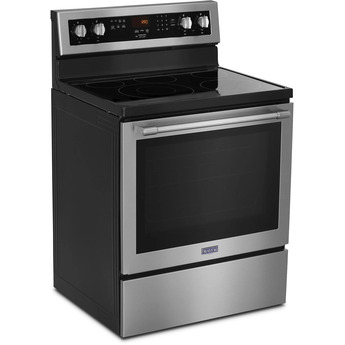 Maytag 30" Fingerprint Resistant Stainless Steel Electric Smoothtop Range - Convection — thumbnail 6