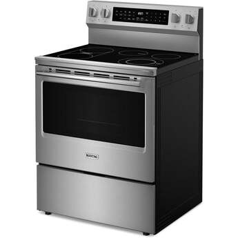 Maytag 30 Inch, 5.3 Cu. Ft. Electric Range With Grill Mode: Fingerprint Resistant Stainless Steel — thumbnail 10