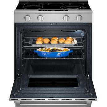 Maytag 30-Inch Wide Slide-In Electric Range with Grill Mode and No Preheat Air Fry - 5.3 Cu. Ft.: Fingerprint-Resistant Stainless Steel — thumbnail 6