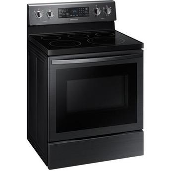 Samsung NE59T7511SG 30 Inch Black Stainless Steel Electric Convection Freestanding Range — thumbnail 10