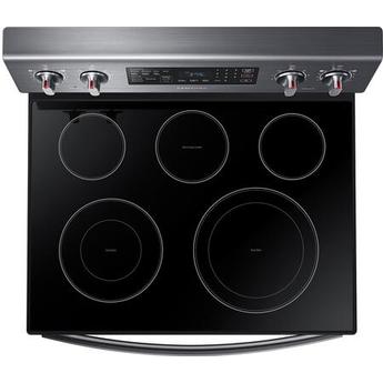 Samsung NE59T7511SG 30 Inch Black Stainless Steel Electric Convection Freestanding Range — thumbnail 5
