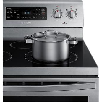 Samsung NE59T7511SS 30 Inch Stainless Steel Electric Freestanding Range ...