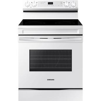 Samsung NE63A6111SW White Electric Freestanding Range, in White