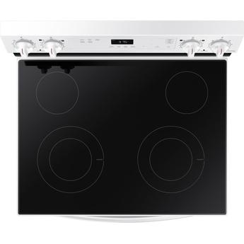 Samsung NE63A6111SW White Electric Freestanding Range, in White — thumbnail 3