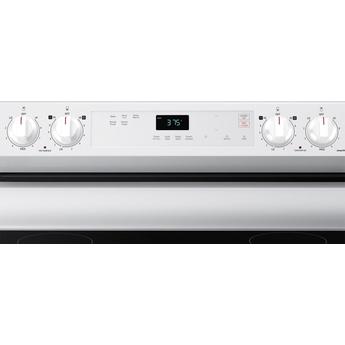 Samsung NE63A6111SW White Electric Freestanding Range, in White — thumbnail 4