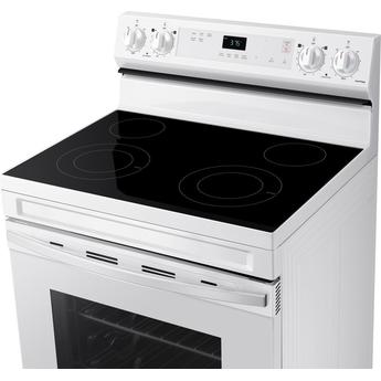 Samsung NE63A6111SW White Electric Freestanding Range, in White — thumbnail 5
