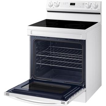 Samsung NE63A6111SW White Electric Freestanding Range, in White — thumbnail 6