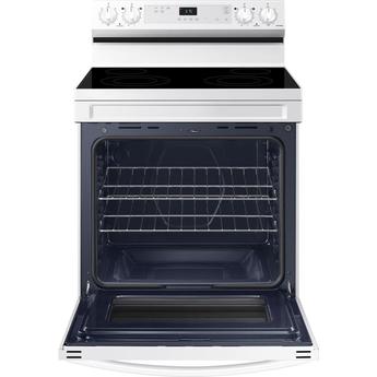 Samsung NE63A6111SW White Electric Freestanding Range, in White — thumbnail 7